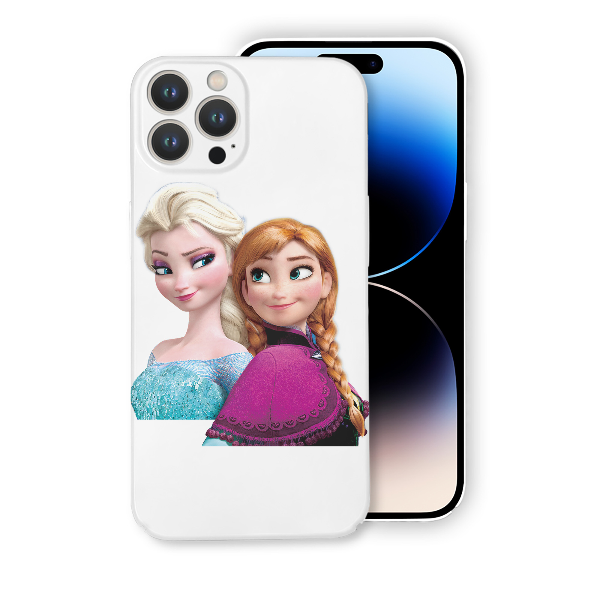 （画像用） アナと雪の女王 アンナ エルサ Frozen Anna Elsa 【iPhone 14シリーズ対応】ハードケース